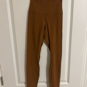 Brown lulu align Leggings 28inch